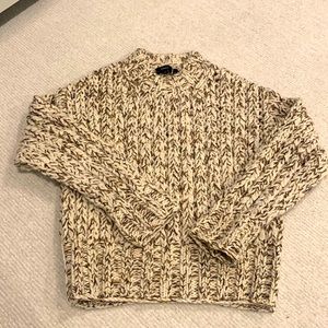Hand knit top roving wool. Like new. Cozy chunky pullover